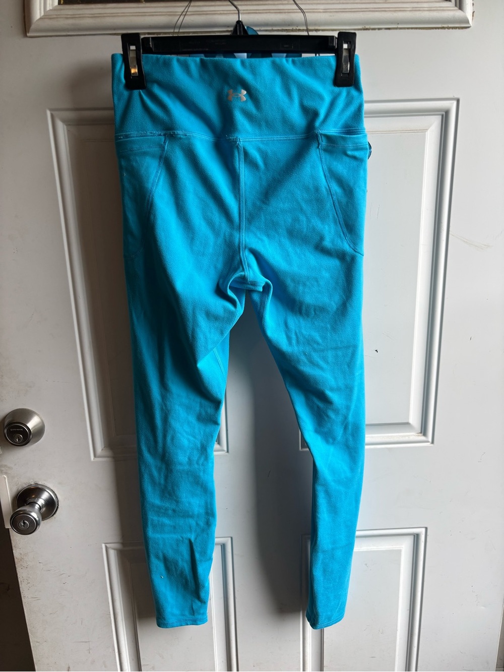 Under Armour Bright Turquoise Girls' Athletic Leggings